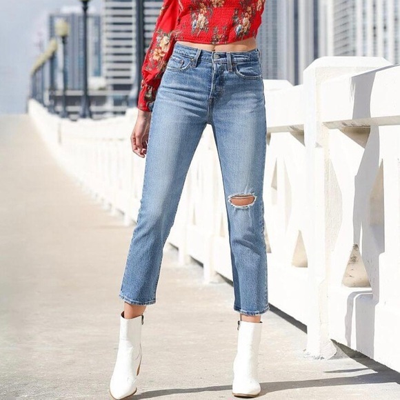 Levi's Premium Women's Wedgie Straight‎ Fit Jeans, Jive Tone Medium Wash (30x26) - Picture 1 of 7